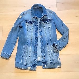 Kut from the Kloth Adriana long denim jacket XS